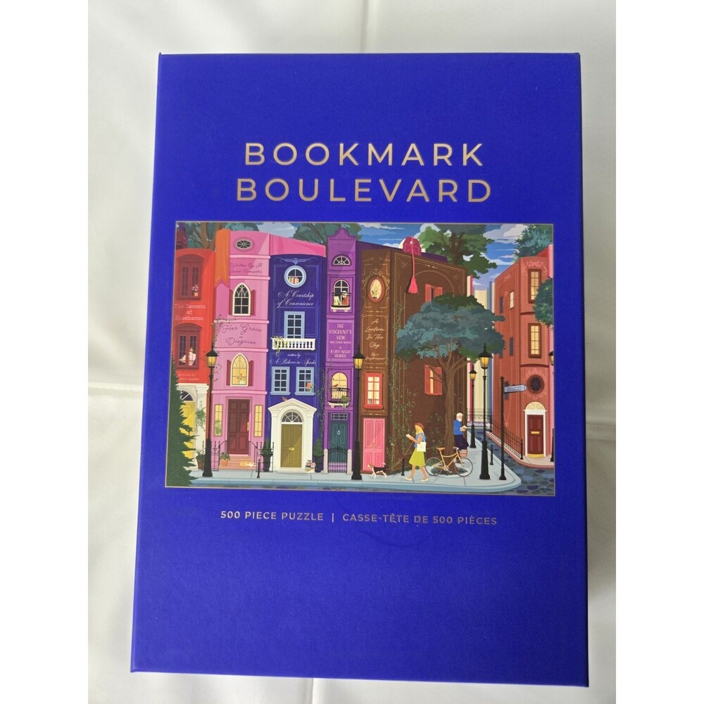 HOBBRY - BOOKMARK BOULEVARD - 500 Piece Quality Jigsaw Puzzles - BRAND NEW!